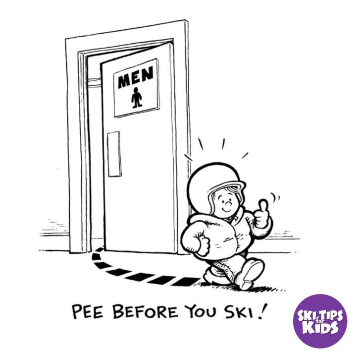 Pee, Ski.