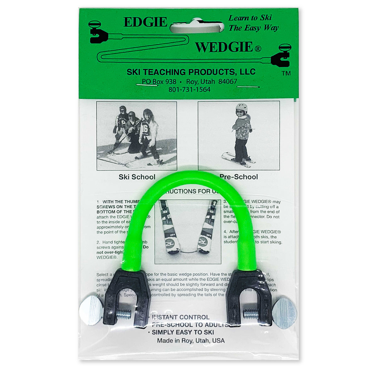 Edgie Wedgie® Ski Tip Connector