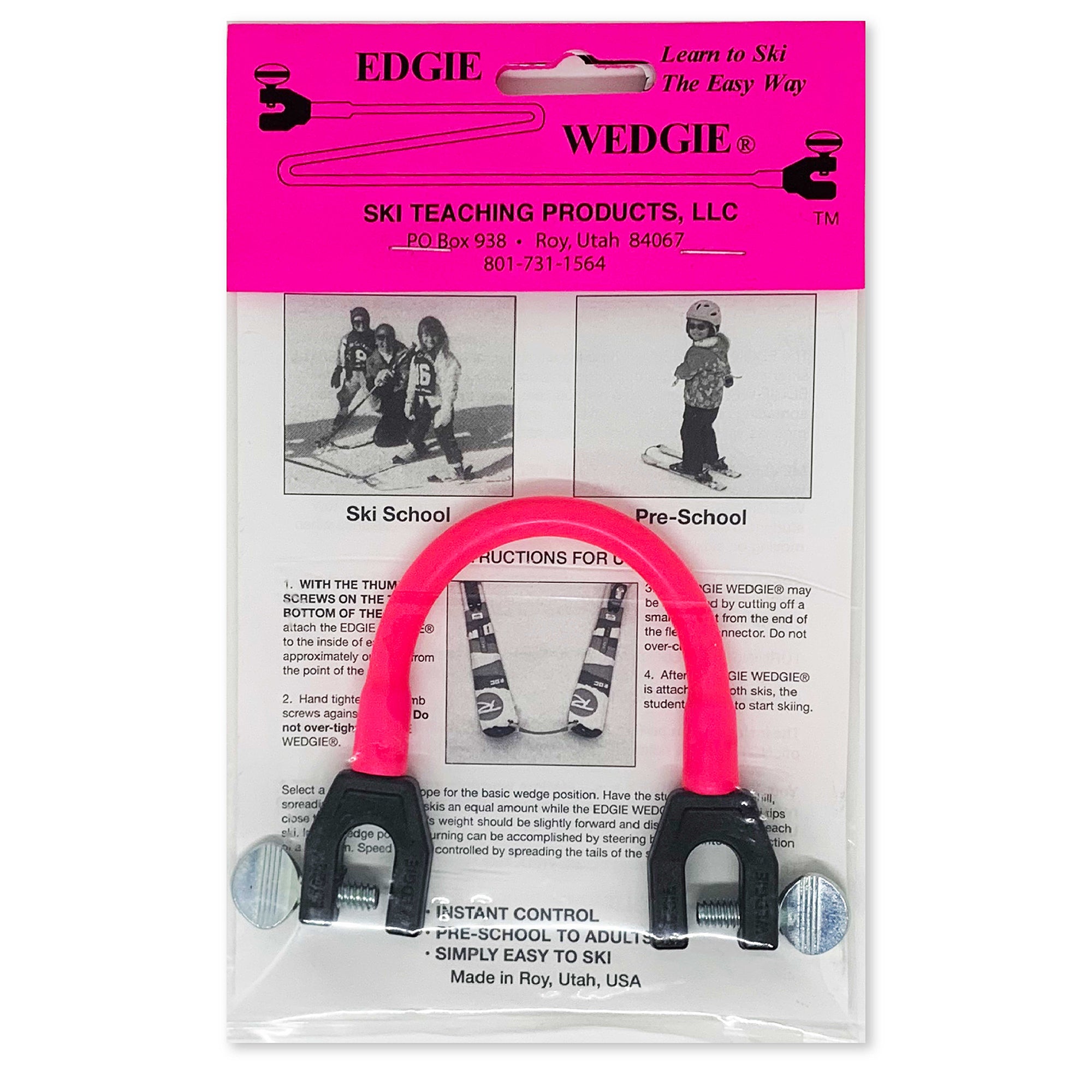 Edgie Wedgie Ski Tip Connector Slope Ropes