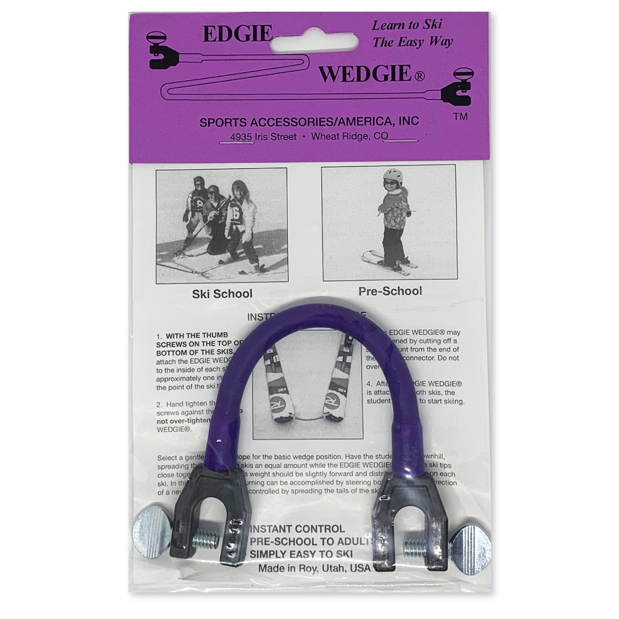 Edgie Wedgie® Ski Tip Connector - Slope Ropes