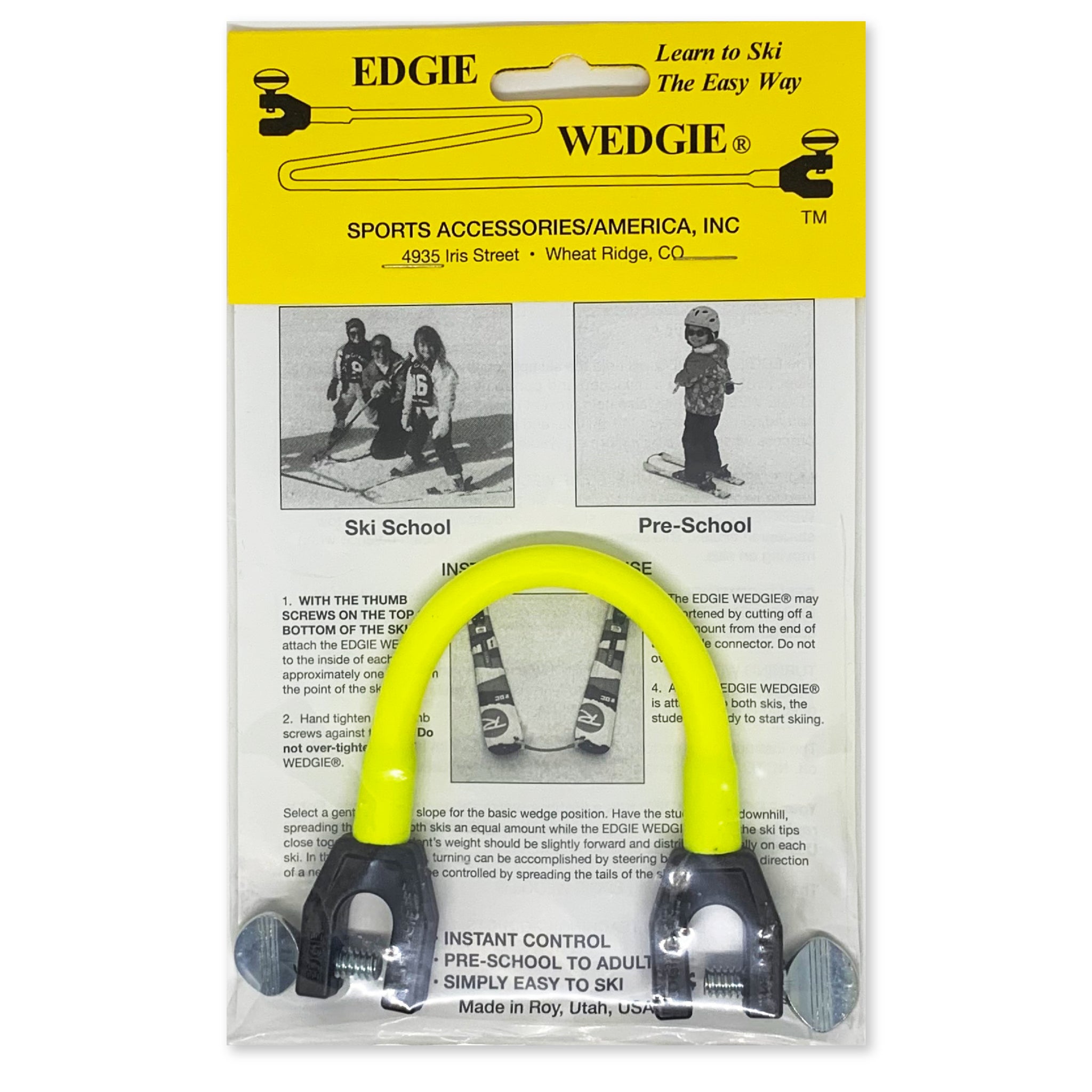 SkiTies Edgie Wedgie Attache ski d`enfant | Gendron Sports